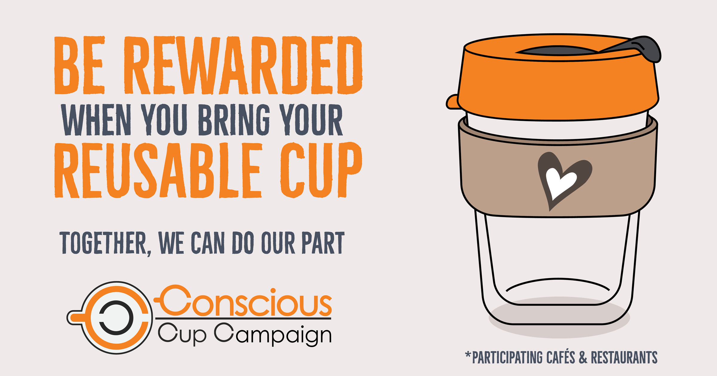 Facebook, Be Rewarded when you use your Reusable Cup