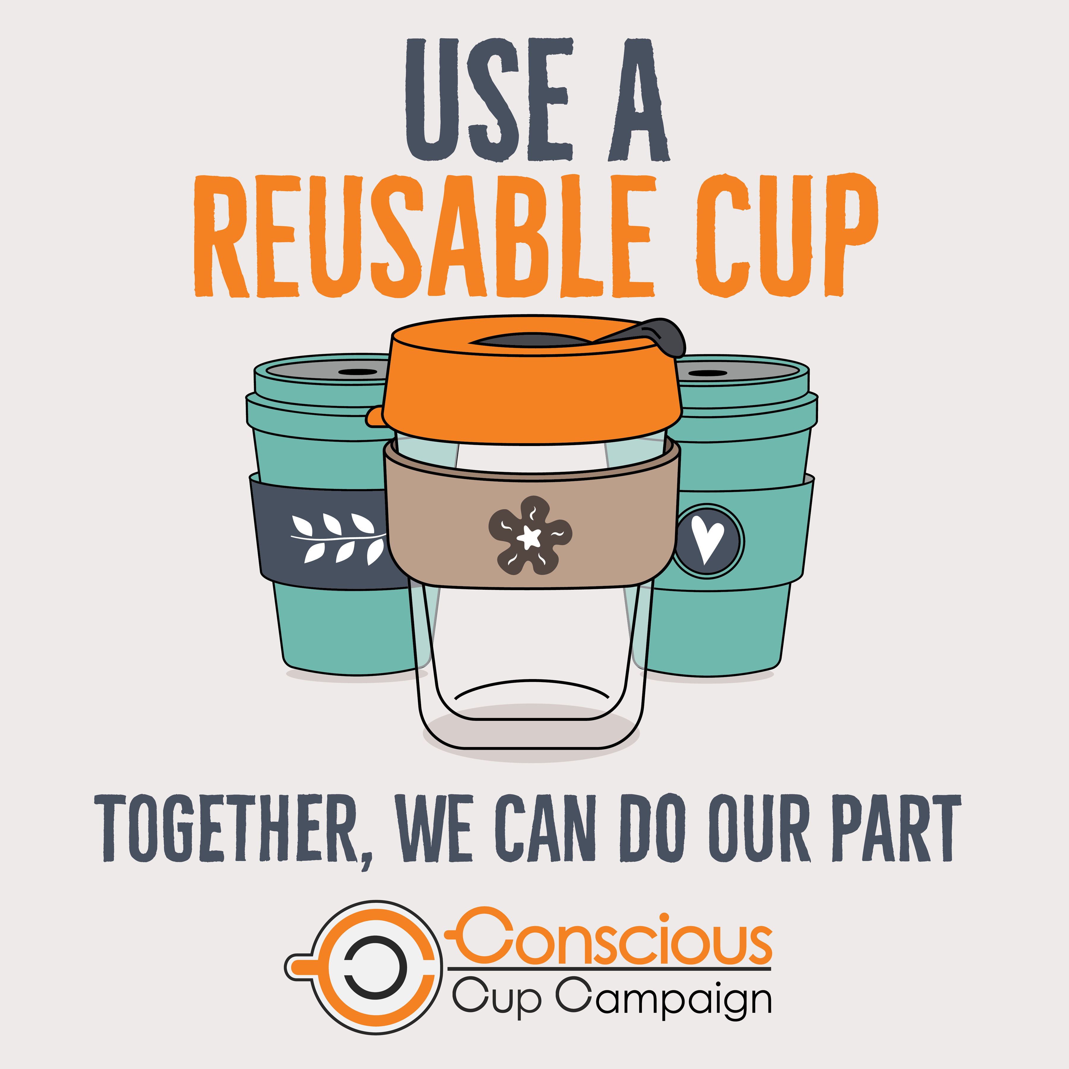 Insta, We Welcome Reusable Cups